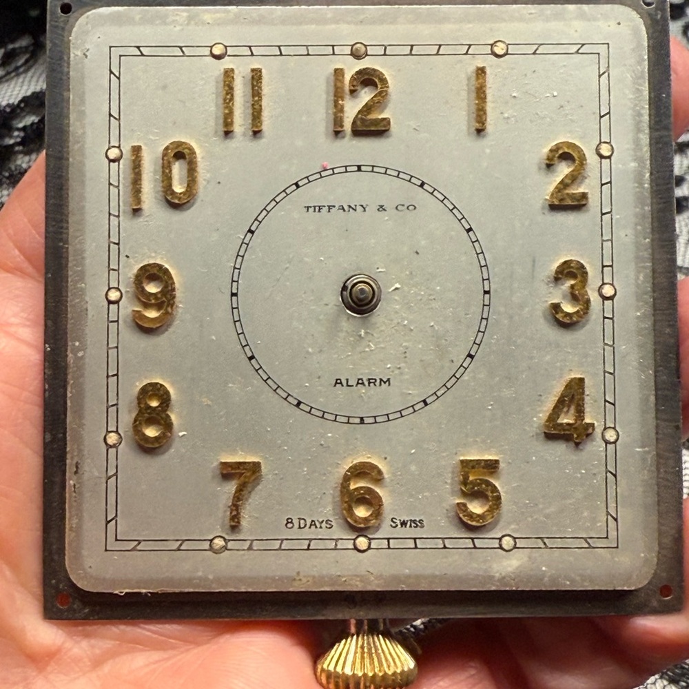 Tiffany & Co. Vintage Alarm Clock. NOT WORKING, AS IS
